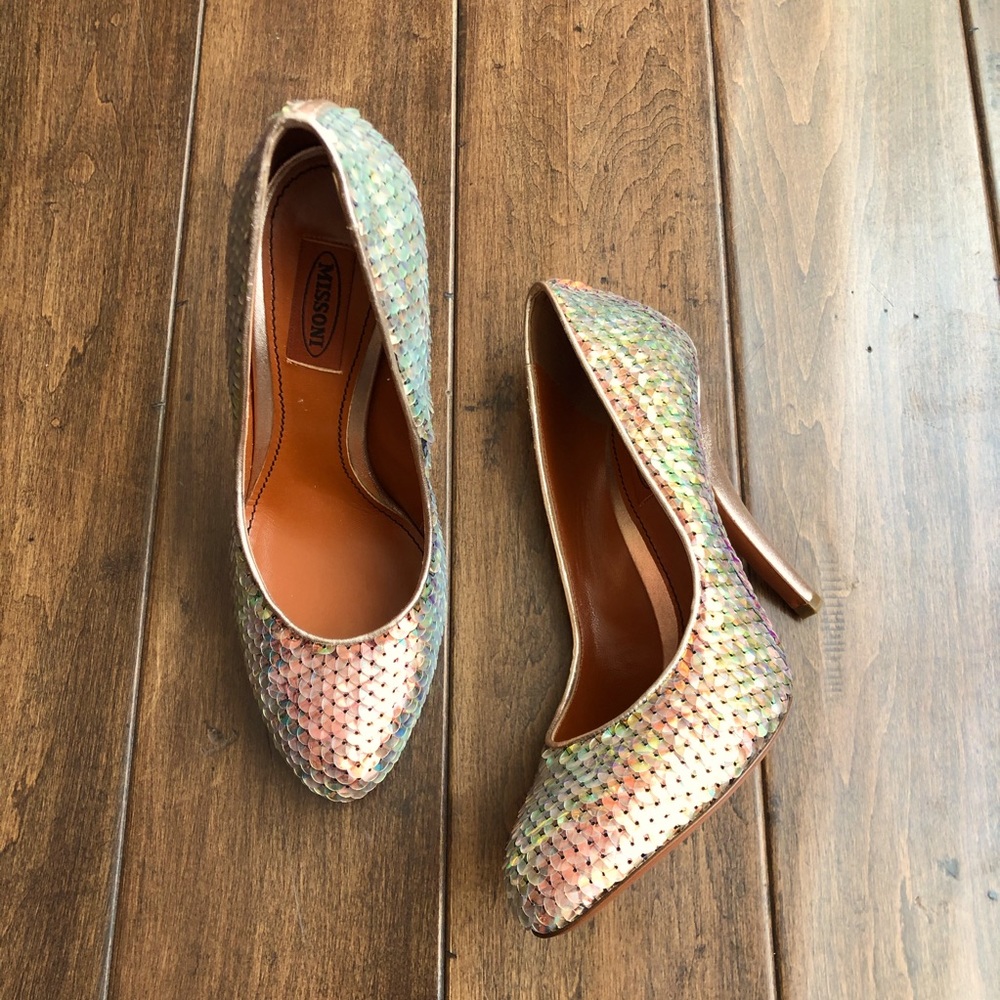 NEW MISSONI MERMAID SEQUINS HEEL FABULOUS ✨